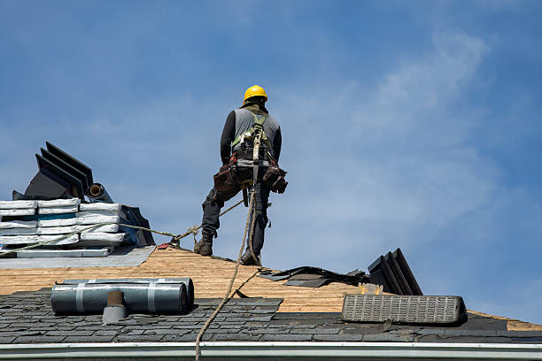 Professional Roofing technician working in South Dennis, MA